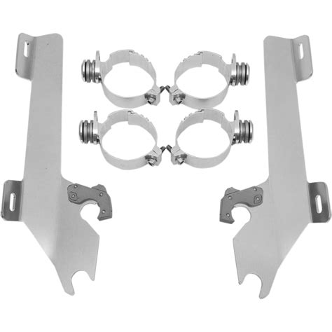 Memphis Shades Batwing Fairing Polished Trigger Lock Mounting Kit