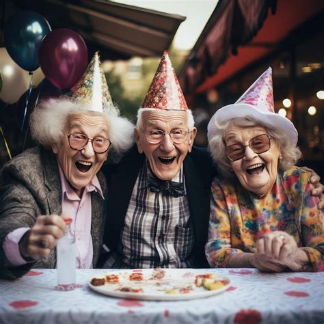 Premium Photo | Selfie in Nursing Home Old People Smiling Very Happy ...