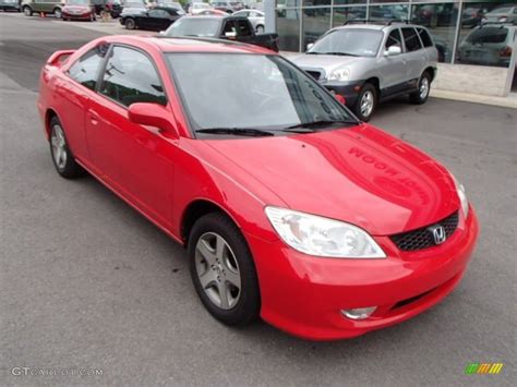 Rally Red Honda Civic Ex Coupe Photo Gtcarlot