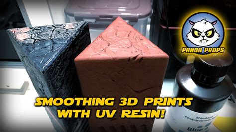 Smoothing FDM 3D Prints With UV Resin Coating YouTube