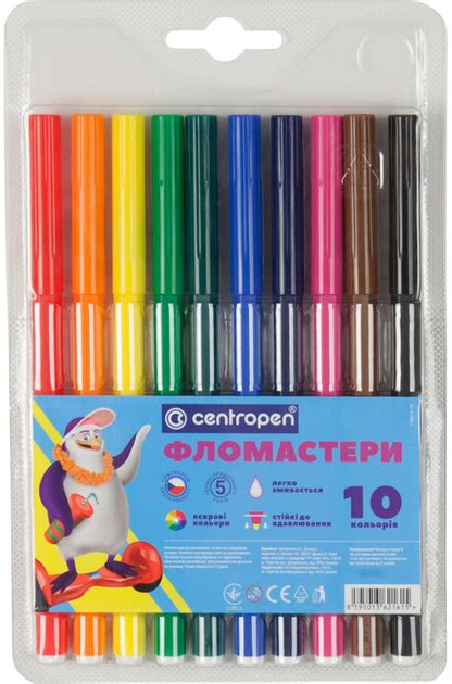Набор фломастеров Centropen 10 шт (7790/10 ТП) – фото, отзывы ...