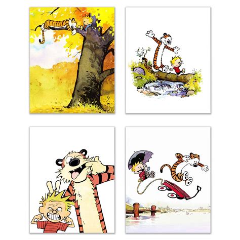 Buy Calvin and Hobbes Photo Prints - Set of 4 (8 inches x 10 inches ...