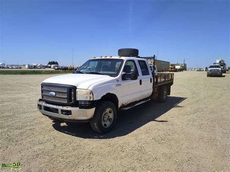 2006 Ford F 350 Super Duty Crew Cab 4x4 S A Deck Truck Michener Allen