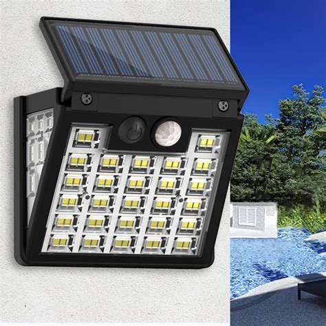 Aoujea Solar Lights For Outside Solar Street Light IP65 Waterproof