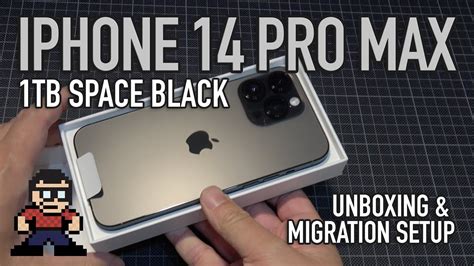 Iphone 14 Pro Max Unlocked 1tb Space Black Unboxing And Migration Setup