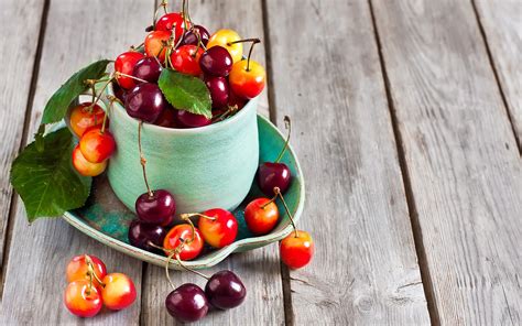 Fresh Cherries Fruit Photography Wallpaper Other Wallpaper Better