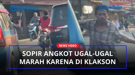 Viral Angkot Ugal Ugalan Kejar Mobil Wuling Sopir Marah Tak Terima Di