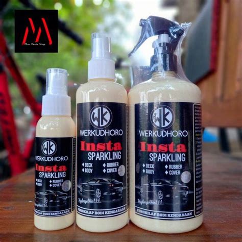 Pengkilap Body Motor And Mobilinsta Sparklingefek Daun Talas Lazada