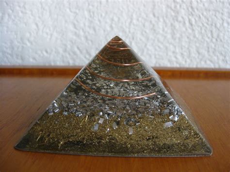 Small Smoky Quartz Orgonite Pyramid The Chembow