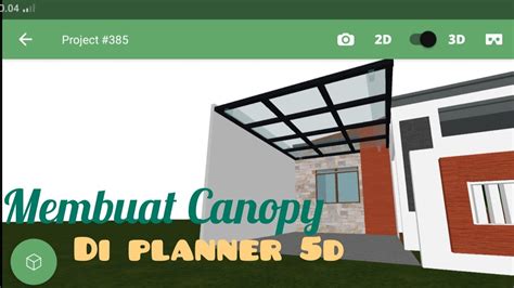 Cara Membuat Canopy Di Planner D Dengan Mudah Youtube