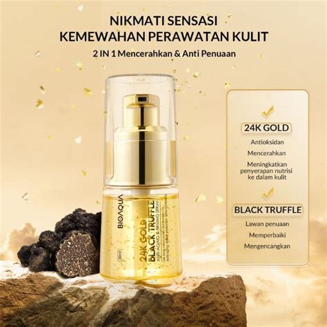 Jual Bioaqua K Gold Black Truffle Anti Aging Firming Serum Ml