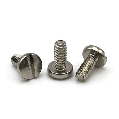 Slotted Screws Pan Head Machine Screws Stainless Steel Screw