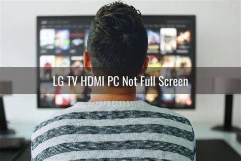 LG TV HDMI To Laptop Not Working Won T Connect Detect Display Ready