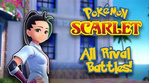 Pokemon Scarletviolet All Nemona Battles Nintendo Games Youtube