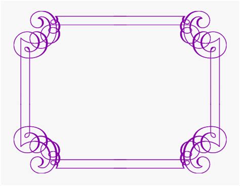 Transparent Fancy Picture Frame Clipart : Borders and Frames Picture ...