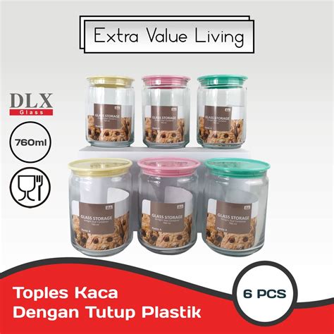 Jual DLX Glass Toples Kaca Kyoto A Set 6 Pcs 760 ML Toples Set Toples