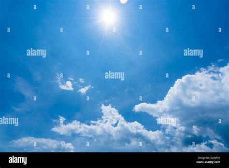 Sunflare and blue sky hi-res stock photography and images - Alamy