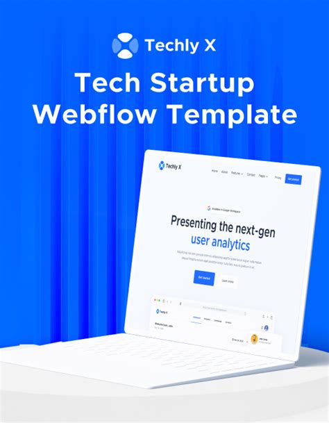 Techly X Website Page Template For Webflow