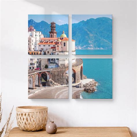 Split Canvas 30x30cm Set Of 4 Split Canvas Sets Canvas And Home