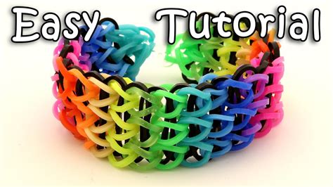 How To Make A Triple Single Rainbow Loom Bracelet Step By Step