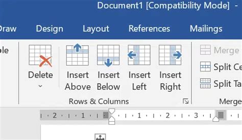 3 Cara Menambah Kolom Dan Baris Di Microsoft Word