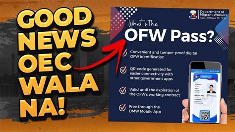 Paano Mag Register Sa Ofw Pass Dmw Mobile App Ofw Owwa Youtube