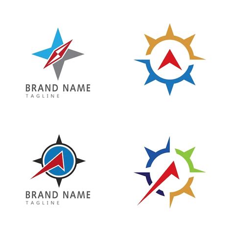 Premium Vector Compass Icon Vector Illustration Design Logo Template