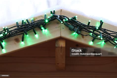 Green Christmas Lights Stock Photo - Download Image Now - Christmas ...