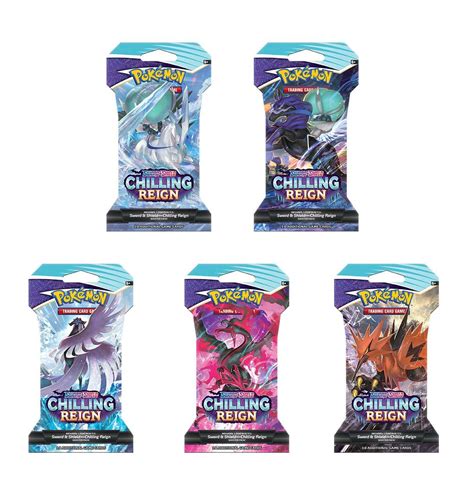 Games And Puzzles Ships Free Pokemon Tcg Sword And Shield Chilling Reign Pack Card Games Toys