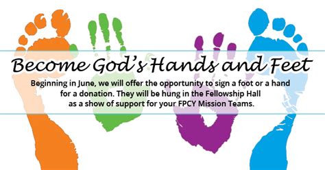 Support Our Mission Trip With Hands And Feet