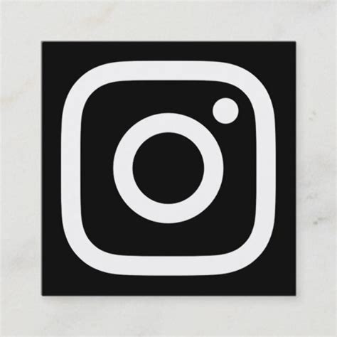 Instagram Logo Business Card