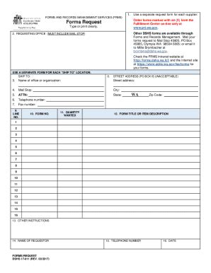 Fillable Online Fillable Online Dshs Wa Forms Request Dshs Wa Fax