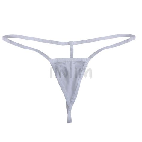 Women Sexy Micro G String Mini Bikini Briefs Mesh Panties T Back Thong