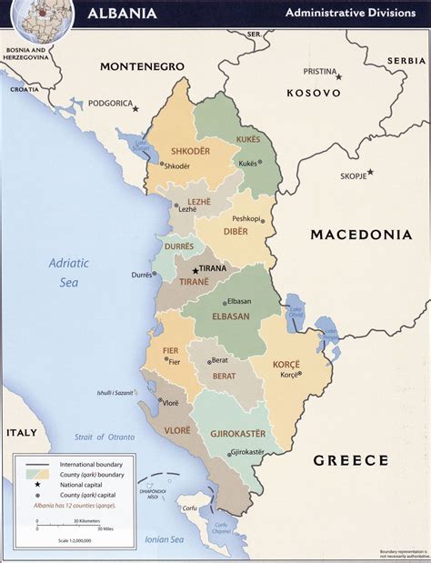 Maps of Albania - Carte-monde.org