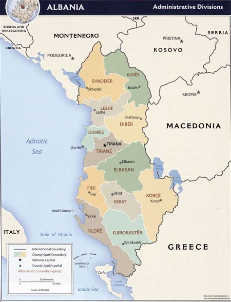 Maps of Albania - Carte-monde.org