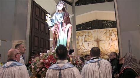 Trani Processione In Onore Di Santa Lucia Vergine E Martire Da