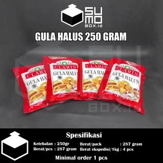 Jual Gula Tabur Donat Gram Gula Halus Claris Gram Shopee