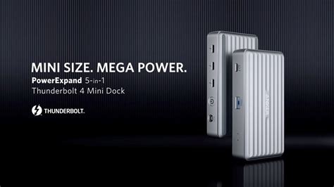 Anker PowerExpand 5 in 1 Thunderbolt 4 Mini Dock ドッキングステーション YouTube