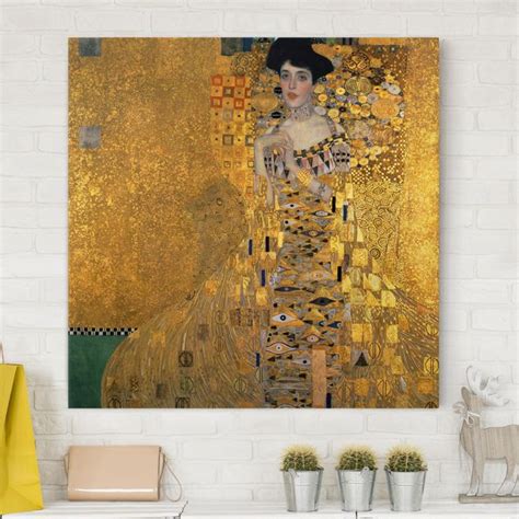 Leinwandbild Gustav Klimt Kunstdruck Bildnis Der Adele Bloch Bauer I