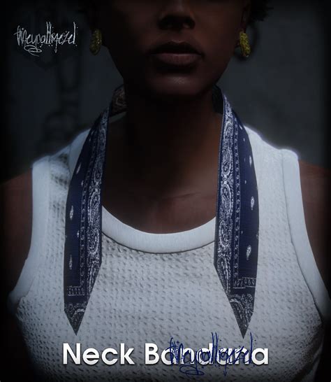 Neck Bandana For MP Male V1 1 GTA 5 Mod