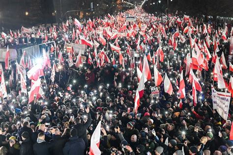 Protest Wolnych Polaków Z Włocławka do Warszawy pojechały cztery