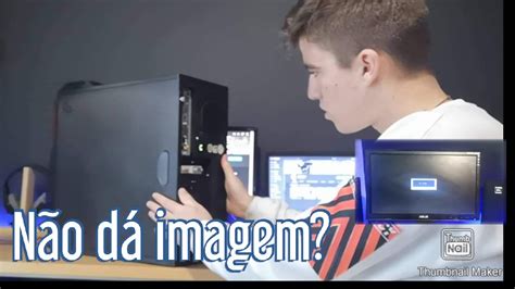 Computador liga mas não da video Veja e aprenda fácil Português