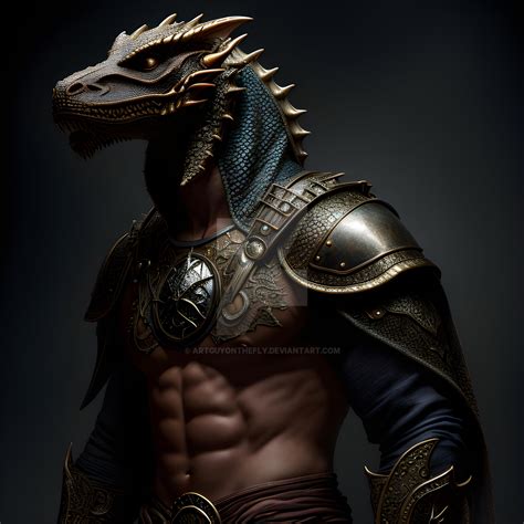 Dragonborn Dnd Character Portrait By Artguyonthefly On Deviantart