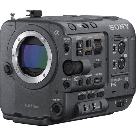 Sony Fx6 Full Frame Cinema Camera Body Only Ilme Fx6v Bandh