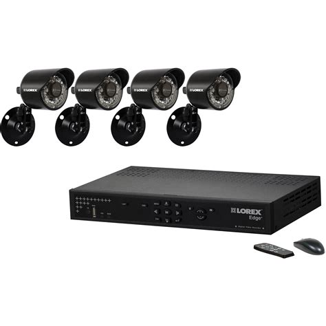 Lorex 4 Channel Edge + Security Camera System LH324501C4 B&H