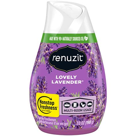 Renuzit Adjustable Solid Gel Air Freshener Cones Lovely Lavender