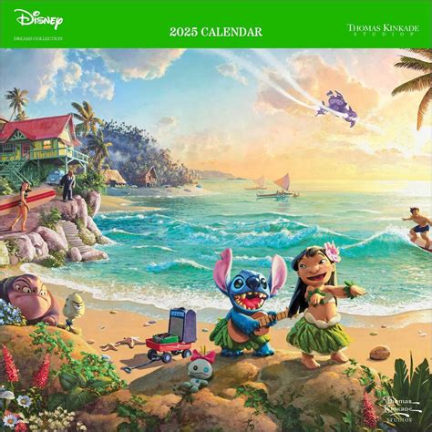 Disney Dreams Collection By Thomas Kinkade Studios Wall Calendar