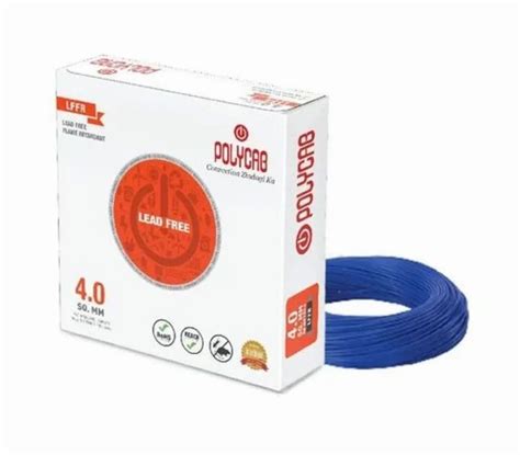 4 Sq Mm Blue Polycab Wire At Rs 3546 Roll Electrical Wire In Pune