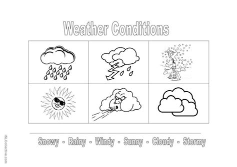 Weather Conditions English Esl Worksheets Pdf Doc