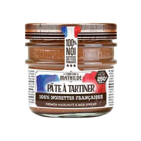 Pâte à Tartiner Noisettes françaises Le Comptoir De Mathilde